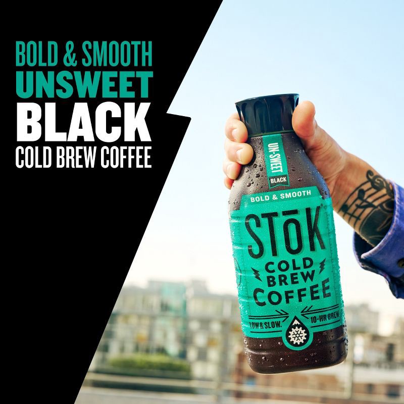slide 3 of 13, SToK Black Unsweetened Cold Brew Coffee - 48 fl oz, 48 fl oz