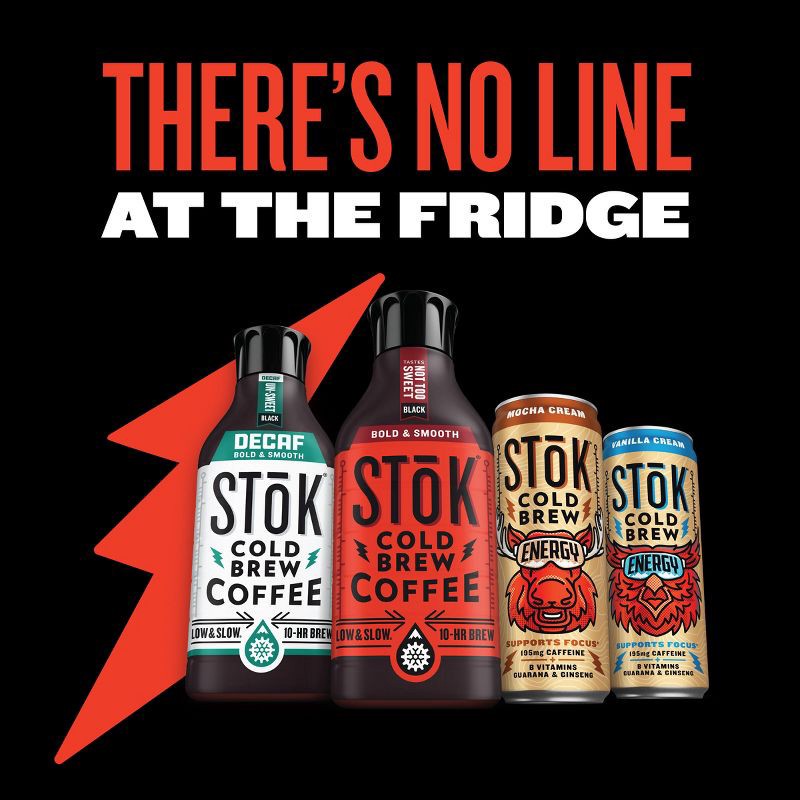 slide 7 of 13, SToK Black Unsweetened Cold Brew Coffee - 48 fl oz, 48 fl oz