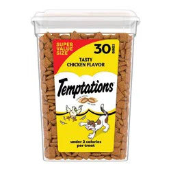 Temptations Classic Tasty Chicken Flavor Crunchy Cat Treats - 30oz