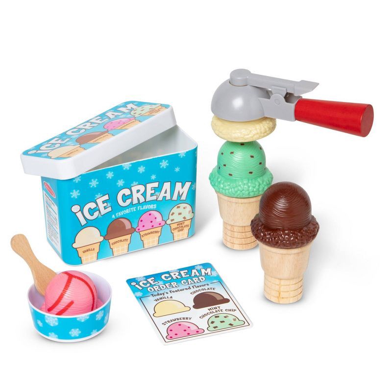 slide 1 of 9, Melissa & Doug Scoop & Serve Ice Cream Set, 1 ct