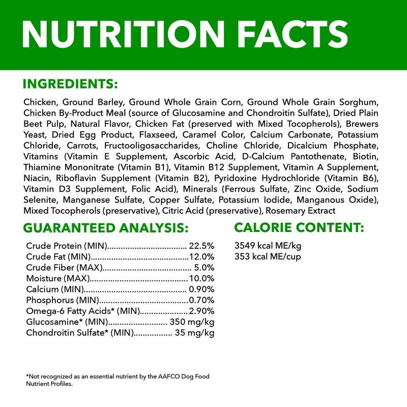 slide 10 of 11, IAMS Proactive Health Chicken and Whole Grain Flavor Large Breed Adult Dry Dog Food - 40lbs, 40 lb