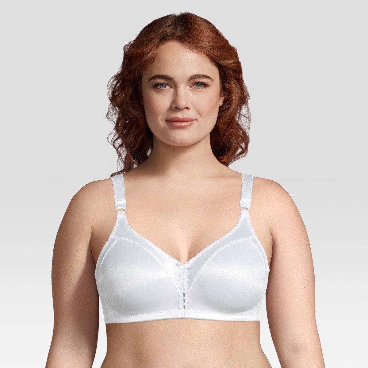 Beauty by Bali Women's Double Support Wirefree Bra B820 42C White 1 ct