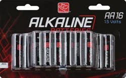 Harris Teeter Alkaline AA Batteries - 16 Pack