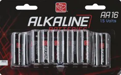 Harris Teeter Alkaline AA Batteries - 16 Pack