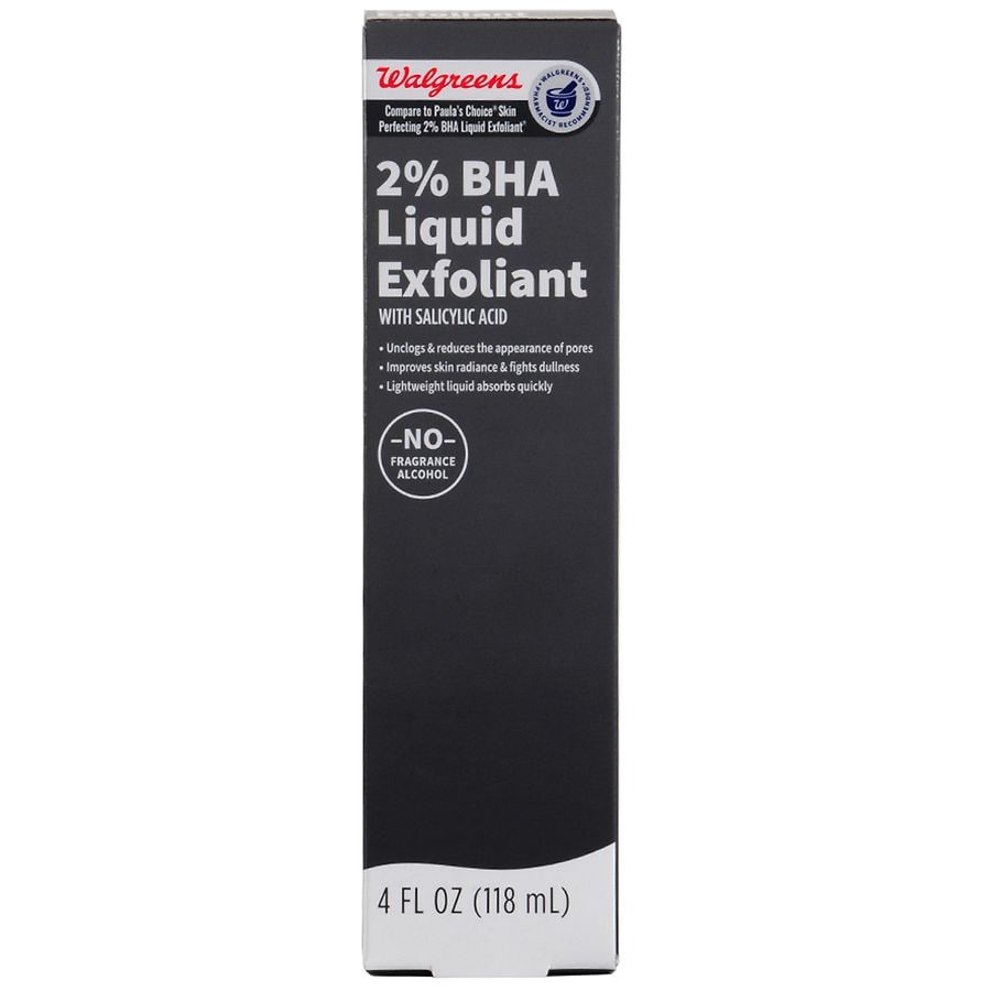 slide 1 of 5, Walgreens 2% BHA Liquid Exfoliant with Salicylic Acid, 4 fl oz