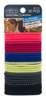 slide 1 of 1, scünci Everyday & Active Elastic Hair Bands, 5 ct