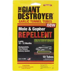 Giant Destroyer Mole Tunnel Tubes - 10 ct, 0.21 fl oz each