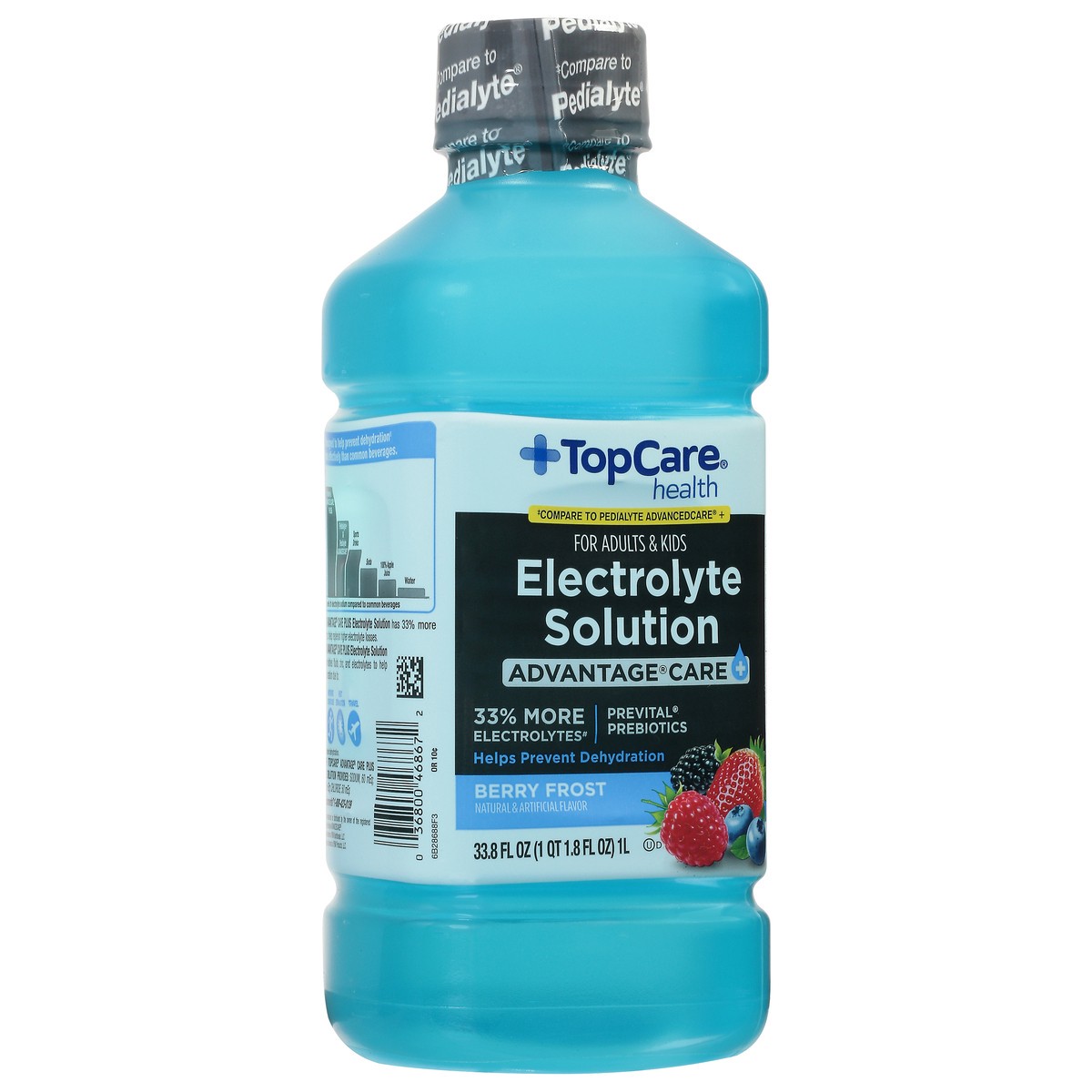 slide 7 of 9, TopCare Health Advantage Care+ Berry Frost Electrolyte Solution 33.8 fl oz, 1 liter