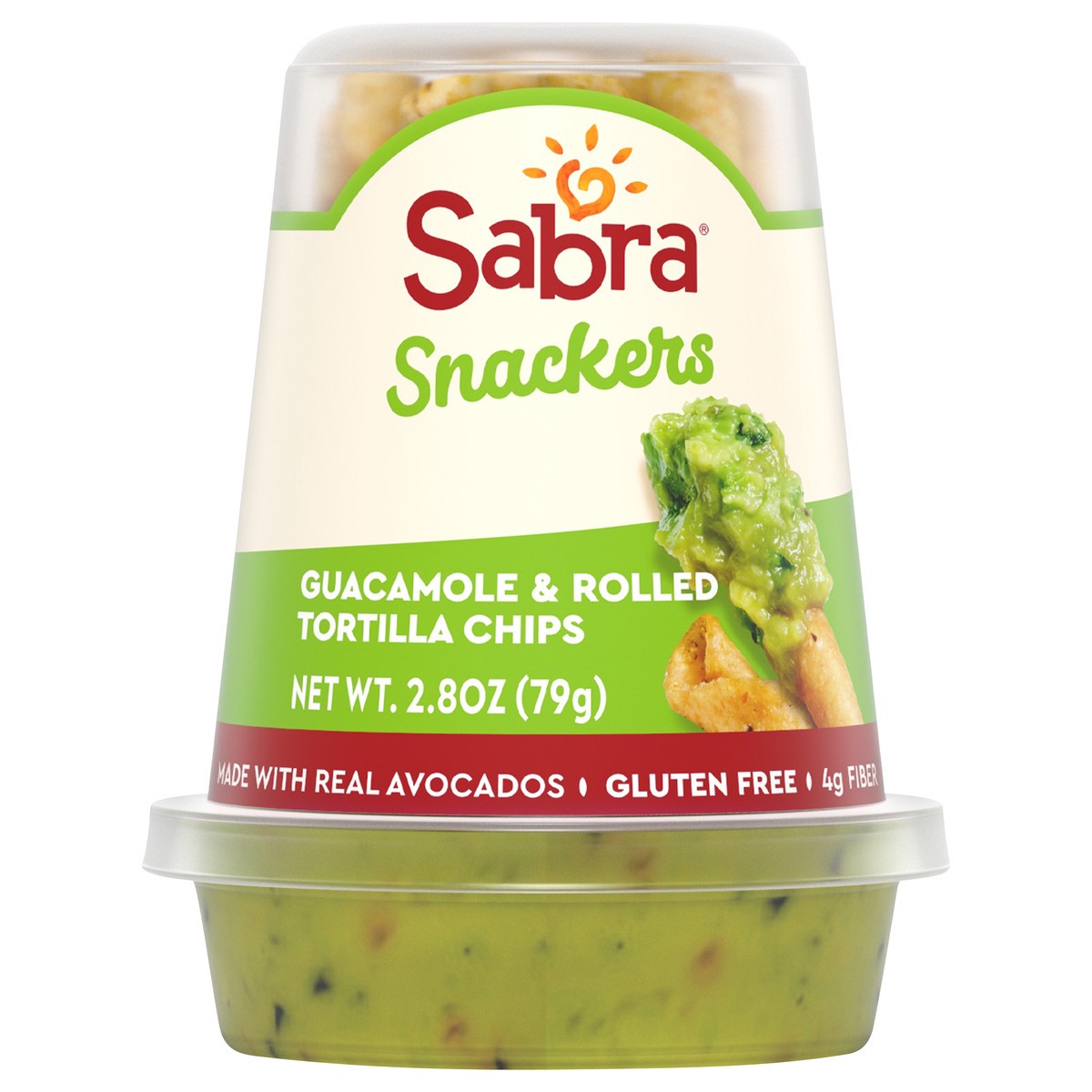 slide 10 of 10, Sabra Snackers Guacamole & Rolled Tortilla Chips 2.8 oz, 2.8 oz