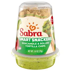 Sabra Snackers Guacamole & Rolled Tortilla Chips 2.8 oz