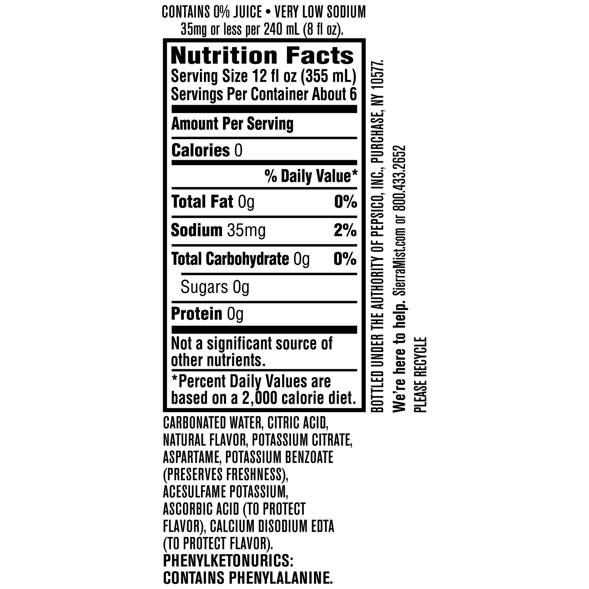 slide 3 of 3, Sierra Mist Diet Sierra Mist Lemon Lime Soda, 67.6 fl oz