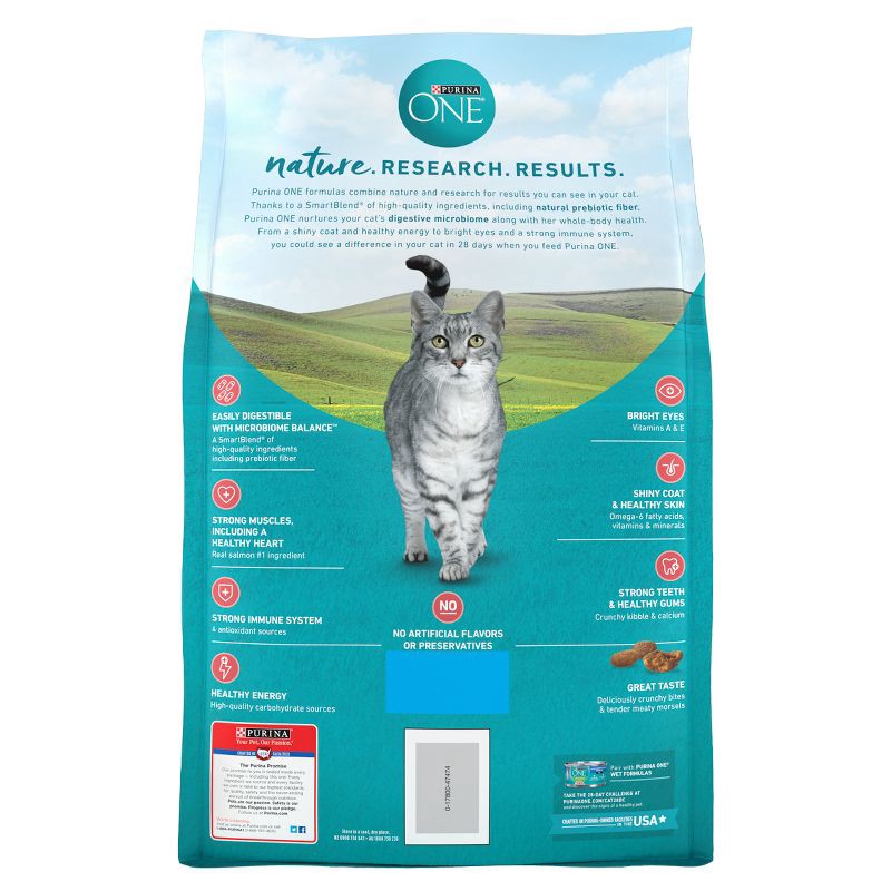 slide 3 of 8, Purina ONE Tender Selects Blend Natural Real Salmon & Fish Flavor Dry Cat Food - 3.5lbs, 3.5 lb
