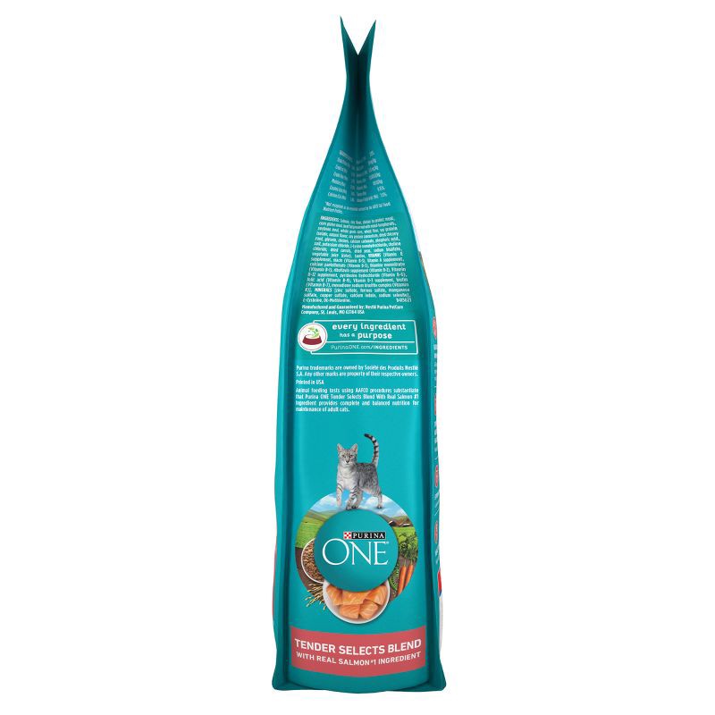 slide 7 of 8, Purina ONE Tender Selects Blend Natural Real Salmon & Fish Flavor Dry Cat Food - 3.5lbs, 3.5 lb