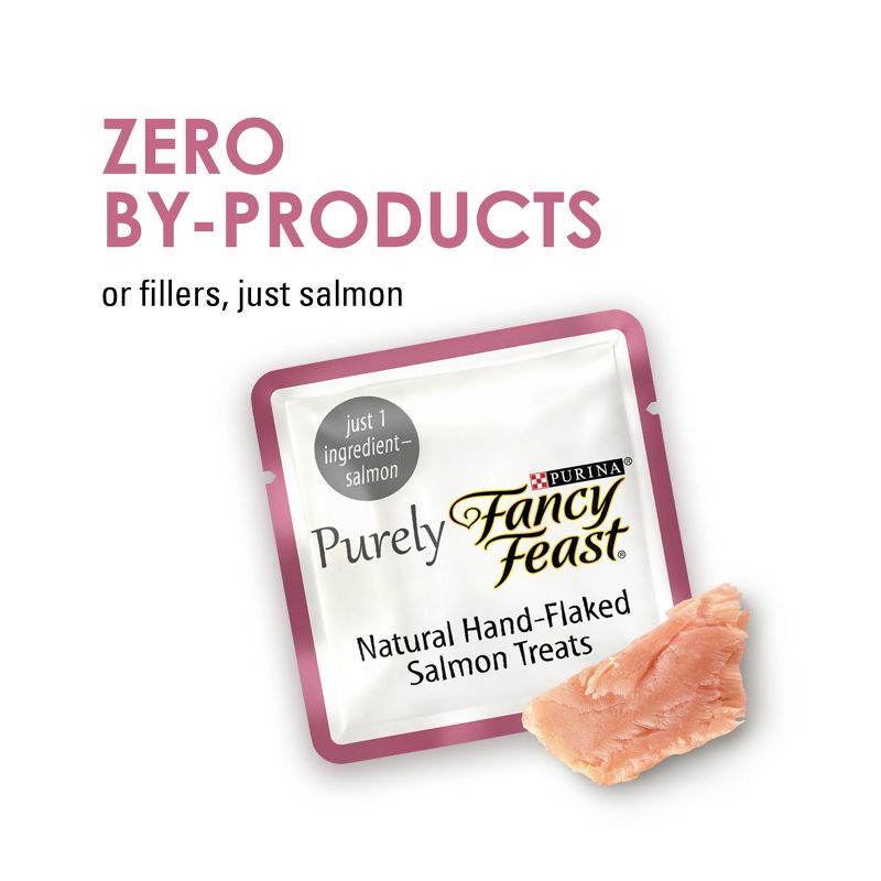 slide 5 of 11, Purina Fancy Feast Purely Seafood Meaty Cat Treats - 1.06oz/10ct Variety Pack, 10 ct; 1.06 oz