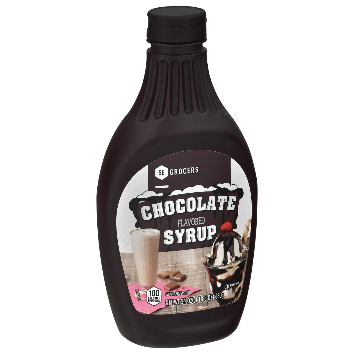 slide 5 of 13, Se Grocers Chocolate Strup, 24 oz