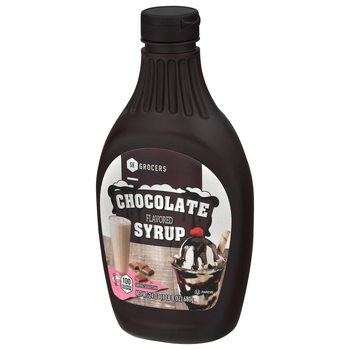 slide 6 of 13, Se Grocers Chocolate Strup, 24 oz