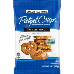 Snack Factory Pretzel Crisps Original On-the-Go - 3oz