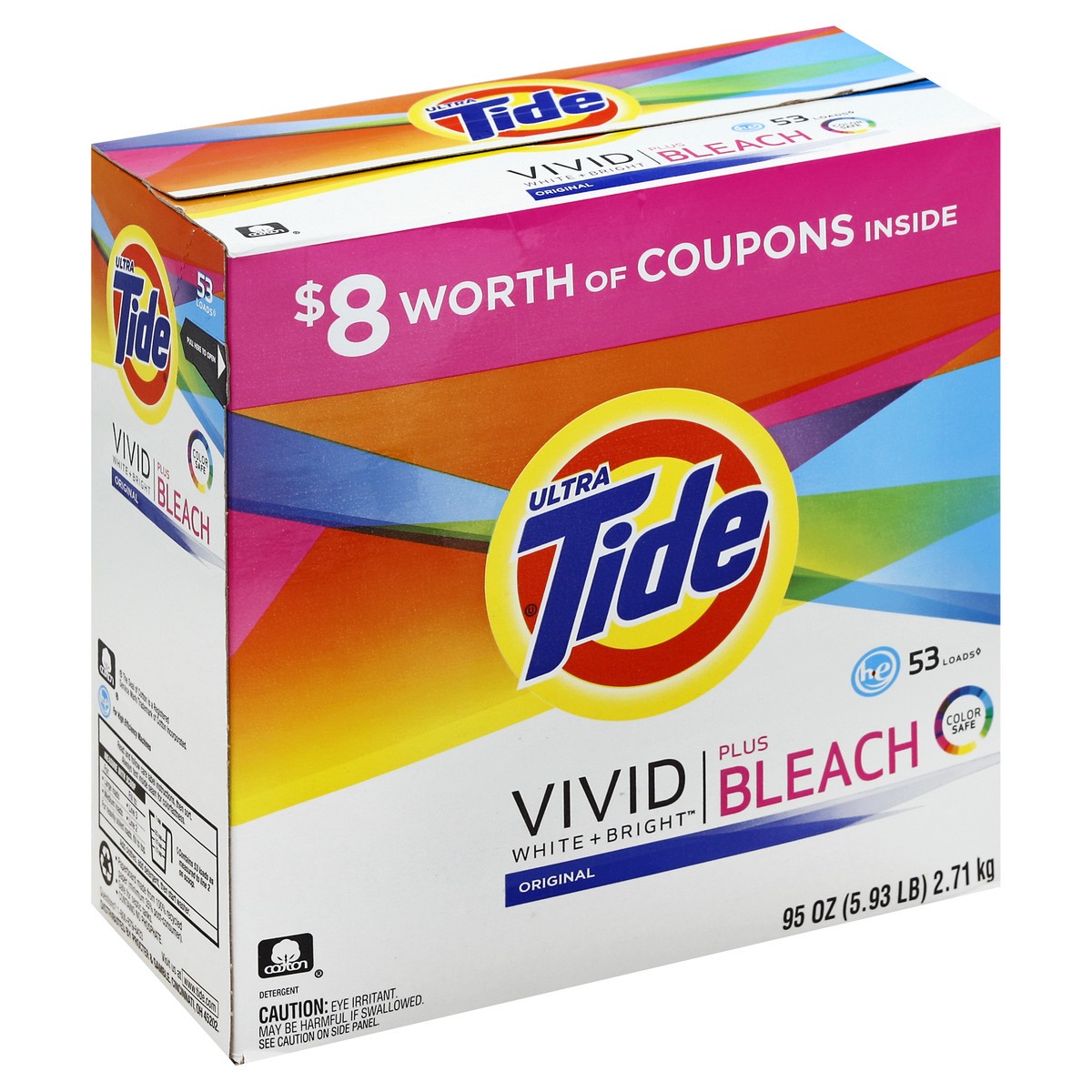 slide 3 of 6, Tide Detergent 95 oz, 95 oz