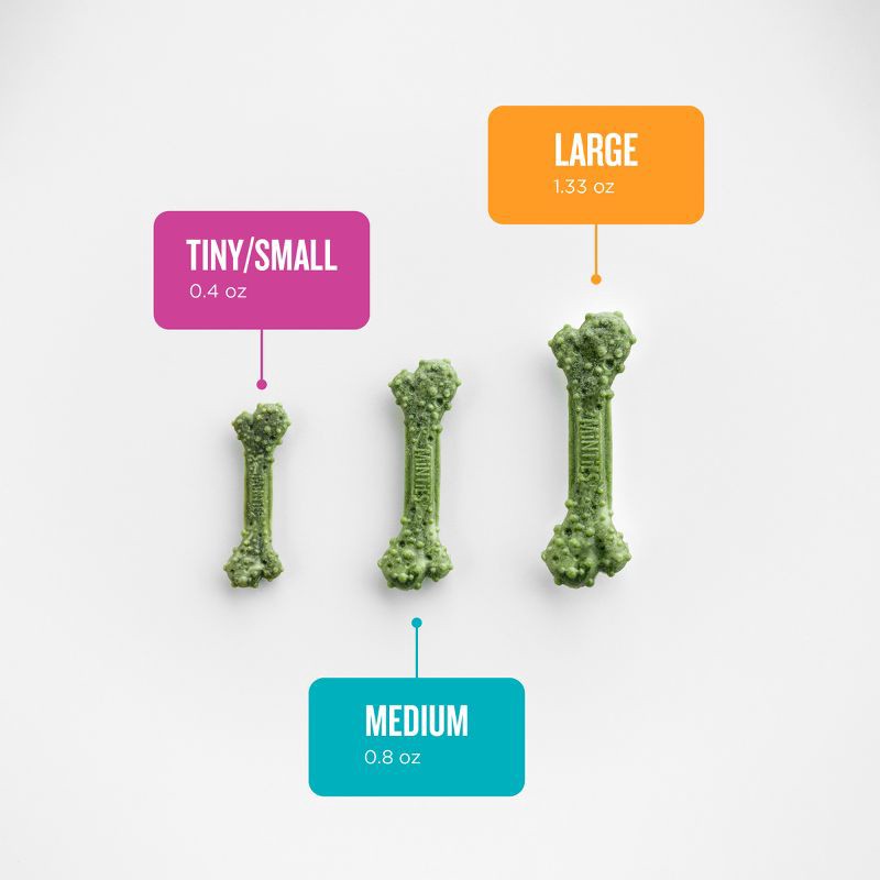 slide 5 of 10, VetIQ Minties - Dental Peppermint Flavor Dog Treat - Tiny/Small - 16oz, 16 oz