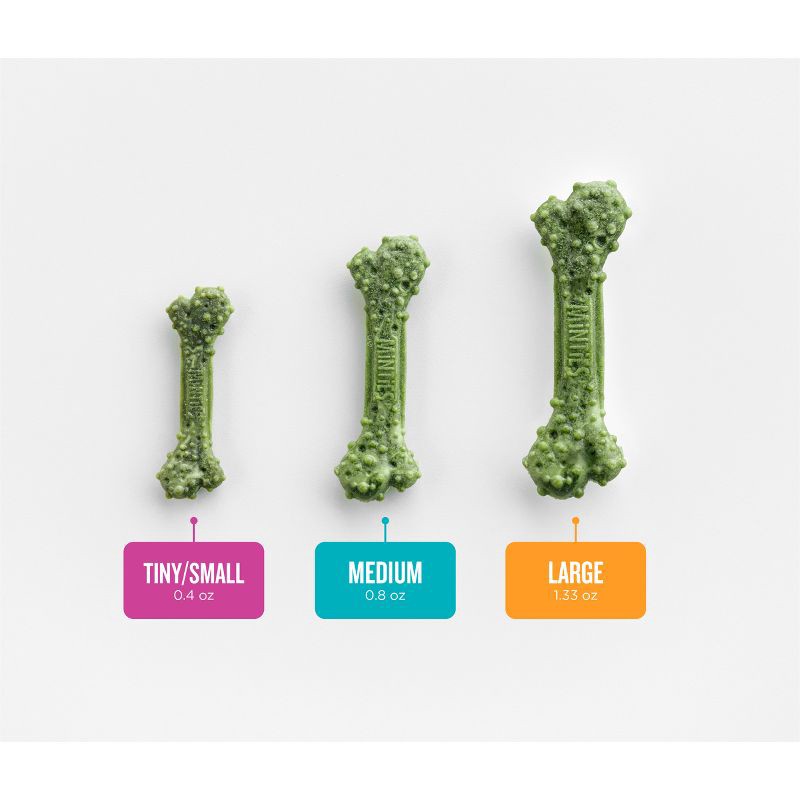 slide 6 of 10, VetIQ Minties - Dental Peppermint Flavor Dog Treat - Tiny/Small - 16oz, 16 oz