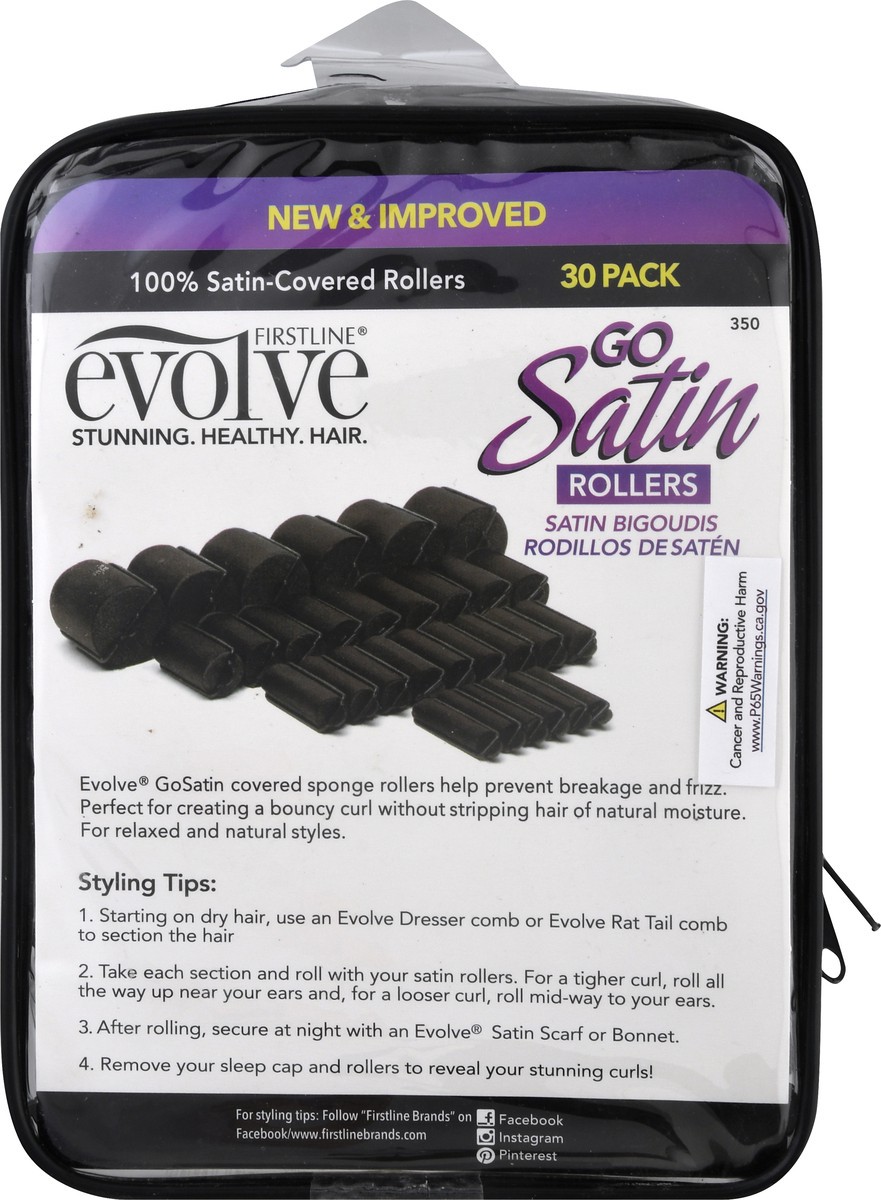 slide 3 of 11, Evolve Go Satin 30 Pack Rollers 30 ea, 30 ct