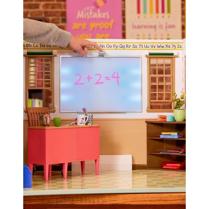slide 3 of 9, Our Generation Awesome Academy School Room for 18 in Dolls, 1 ct