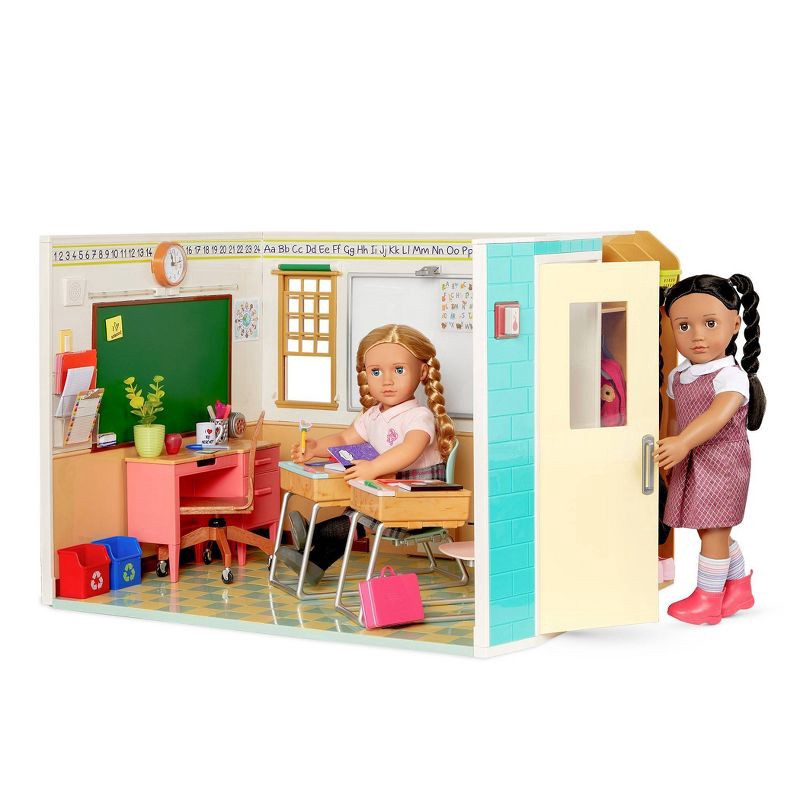 slide 4 of 9, Our Generation Awesome Academy School Room for 18 in Dolls, 1 ct