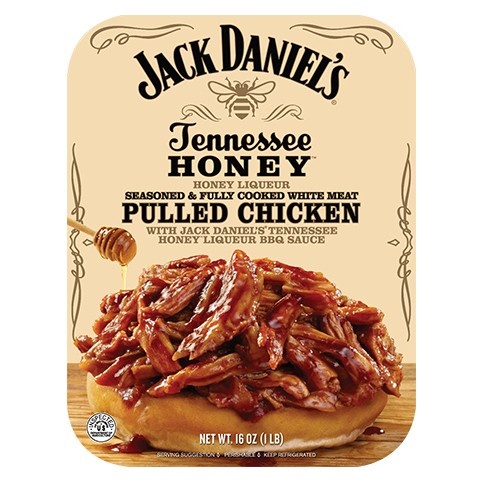 slide 1 of 3, Jack Daniel's Tennessee Honey Pulled Chicken, 16 oz