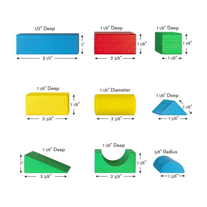 slide 2 of 9, Melissa & Doug Wooden Building Blocks Set - 100 Blocks, 1 ct