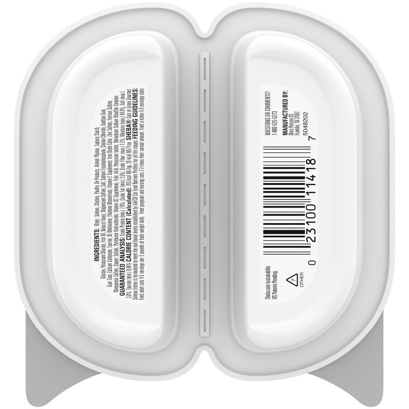 slide 2 of 8, Sheba Perfect Entree Pate Portions Cuts In Gravy Gourmet Salmon Flavor Premium Adult Wet Cat Food - 2.64oz, 2.64 oz