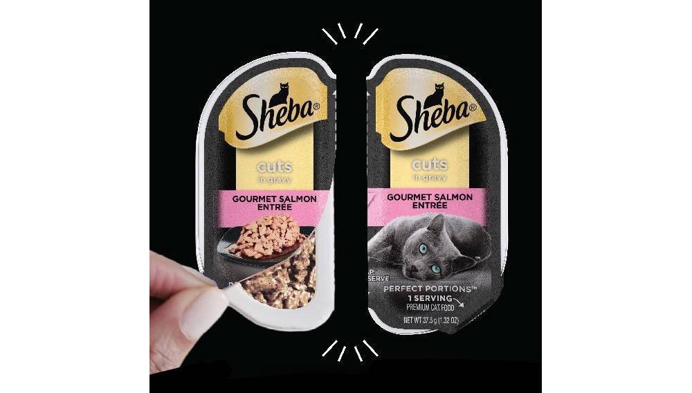 slide 3 of 5, Sheba Perfect Portions Cuts In Gravy Premium Wet Cat Food Gourmet Salmon Entrée - 2.64oz, 2.64 oz