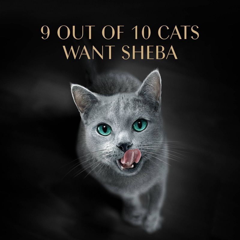 slide 7 of 13, Sheba Perfect Portions Cuts in Gravy Gourmet Salmon, Seafood and Gravy Flavor Wet Cat Food - 2.64oz, 2.64 oz