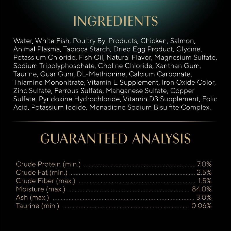 slide 8 of 13, Sheba Perfect Portions Cuts in Gravy Gourmet Salmon, Seafood and Gravy Flavor Wet Cat Food - 2.64oz, 2.64 oz