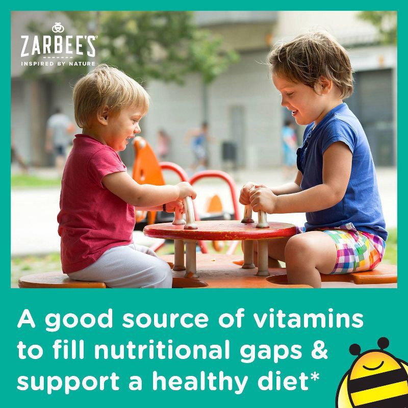 slide 5 of 9, Zarbee's Complete Toddler Multivitamin Gummies with our Vitamin B Complex - Natural Flavor - 110ct, 110 ct
