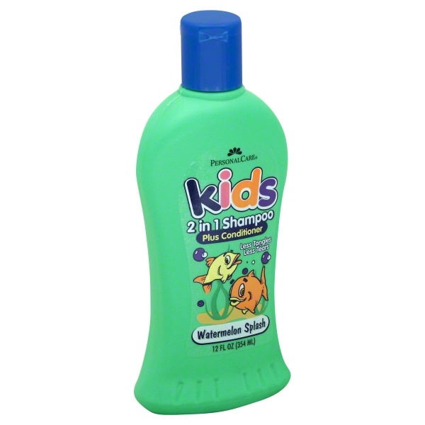 slide 1 of 1, Personal Care Kids 2 In 1 Shampoo Plus Conditioner Watermelon Splash, 12 oz