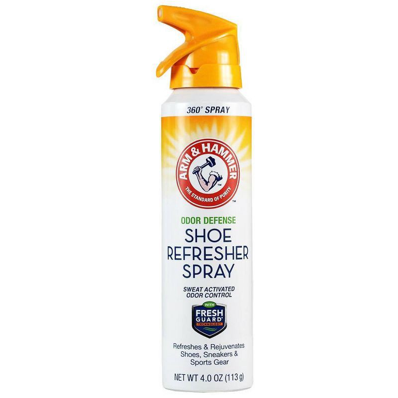 slide 1 of 5, Arm & Hammer Shoe Odor Refresher Spray - 4.0oz, 4 oz