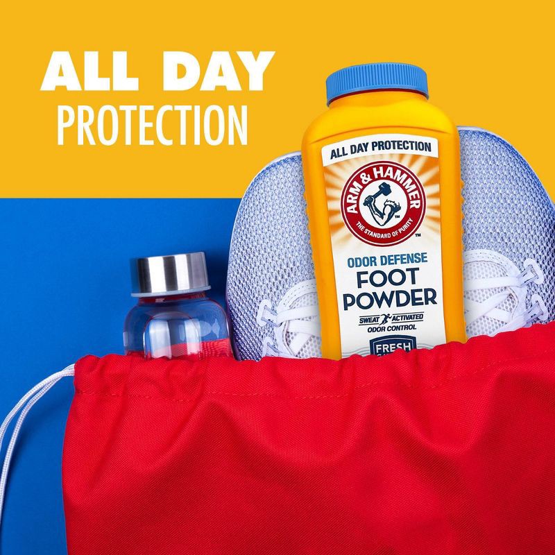 slide 5 of 10, Arm & Hammer Foot Odor Control Powder - 7.0oz, 7 oz