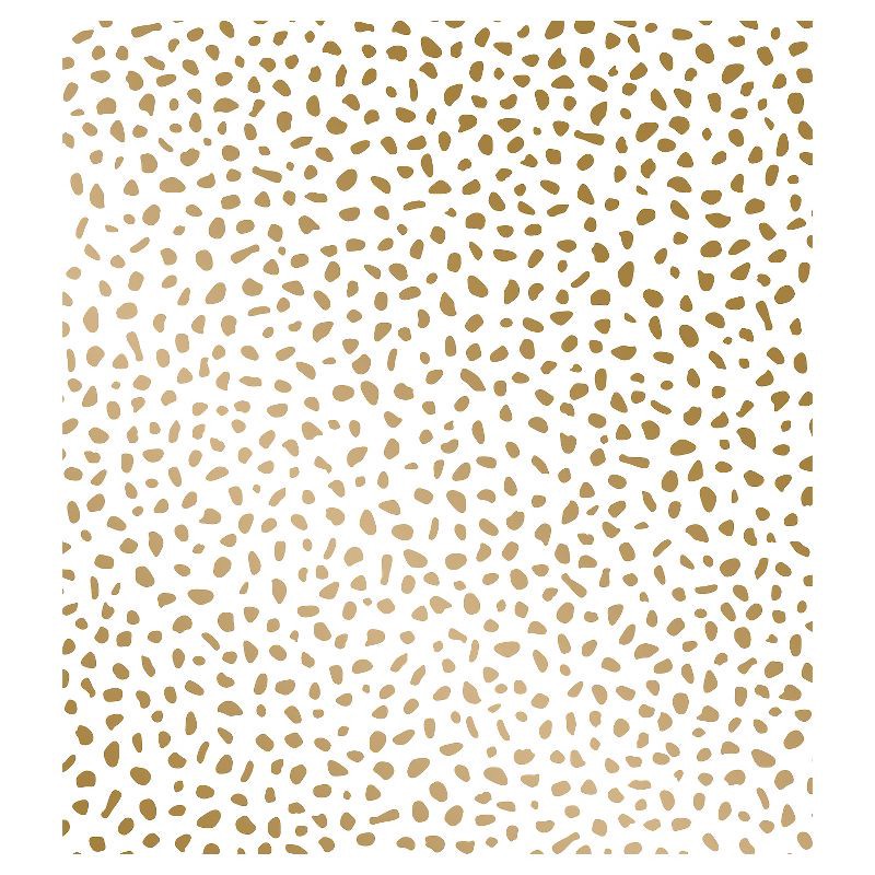 slide 1 of 6, Speckled Dot Peel & Stick Wallpaper Metallic Gold - Opalhouse™: Removable, Temporary, Self-Adhesive, Vinyl, 27.5 Sq Ft, 27.5 sq ft