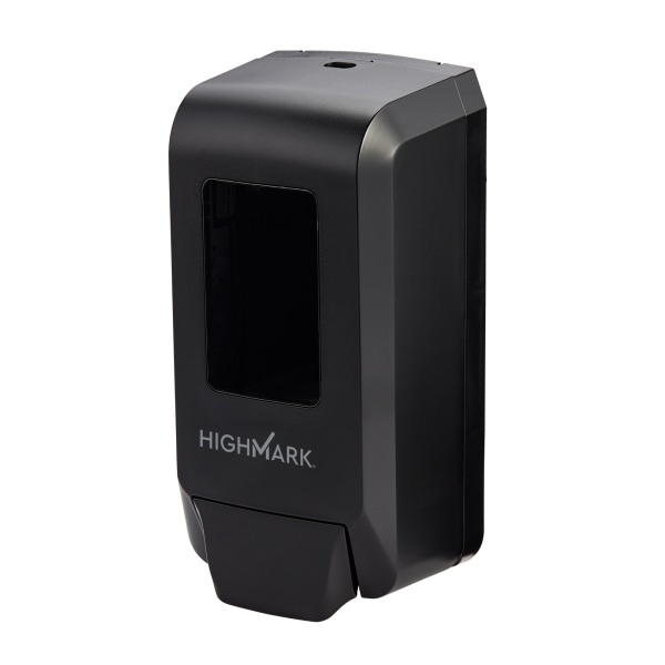 slide 3 of 6, Highmark Manual Soap & Sanitizer Dispenser, Black, 1 ct