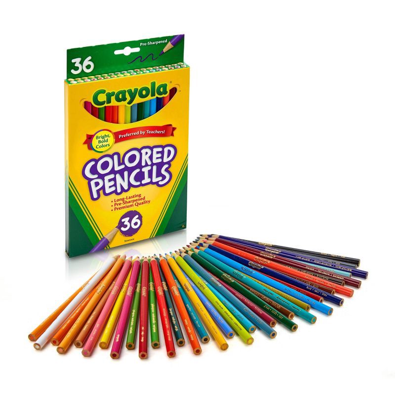 slide 2 of 5, Crayola 36pk No.2 Colored Pencils, 36 ct