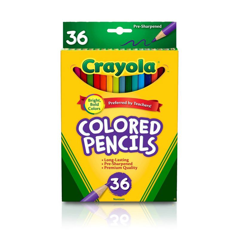 slide 1 of 5, Crayola 36pk No.2 Colored Pencils, 36 ct