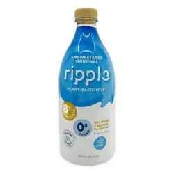 Ripple Dairy-Free Unsweetened Original Milk - 48 fl oz