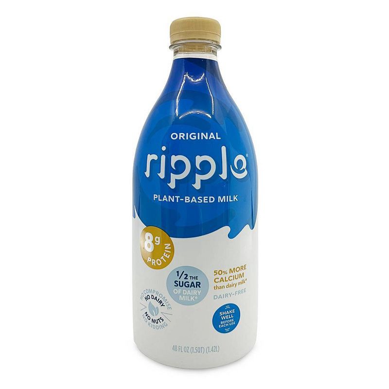 slide 1 of 5, Ripple Dairy-Free Original Milk - 48 fl oz, 48 fl oz