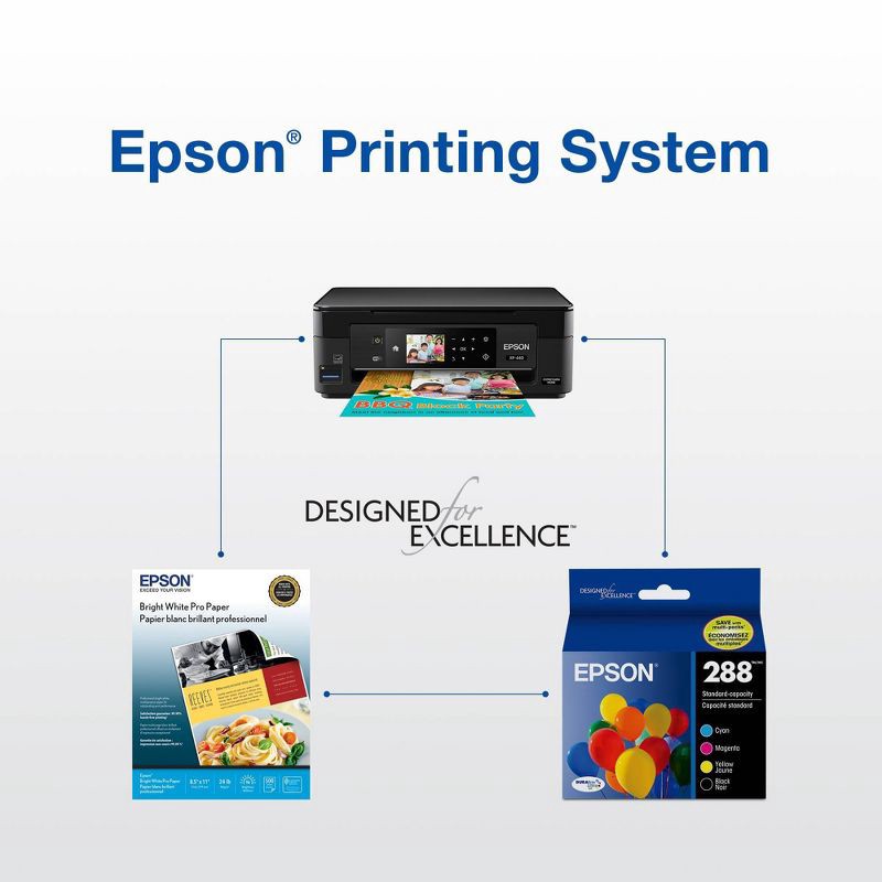 slide 6 of 6, Epson 288 Single Ink Cartridge - Black (T288120-CP): Standard Yield Printer Ink, 1 ct