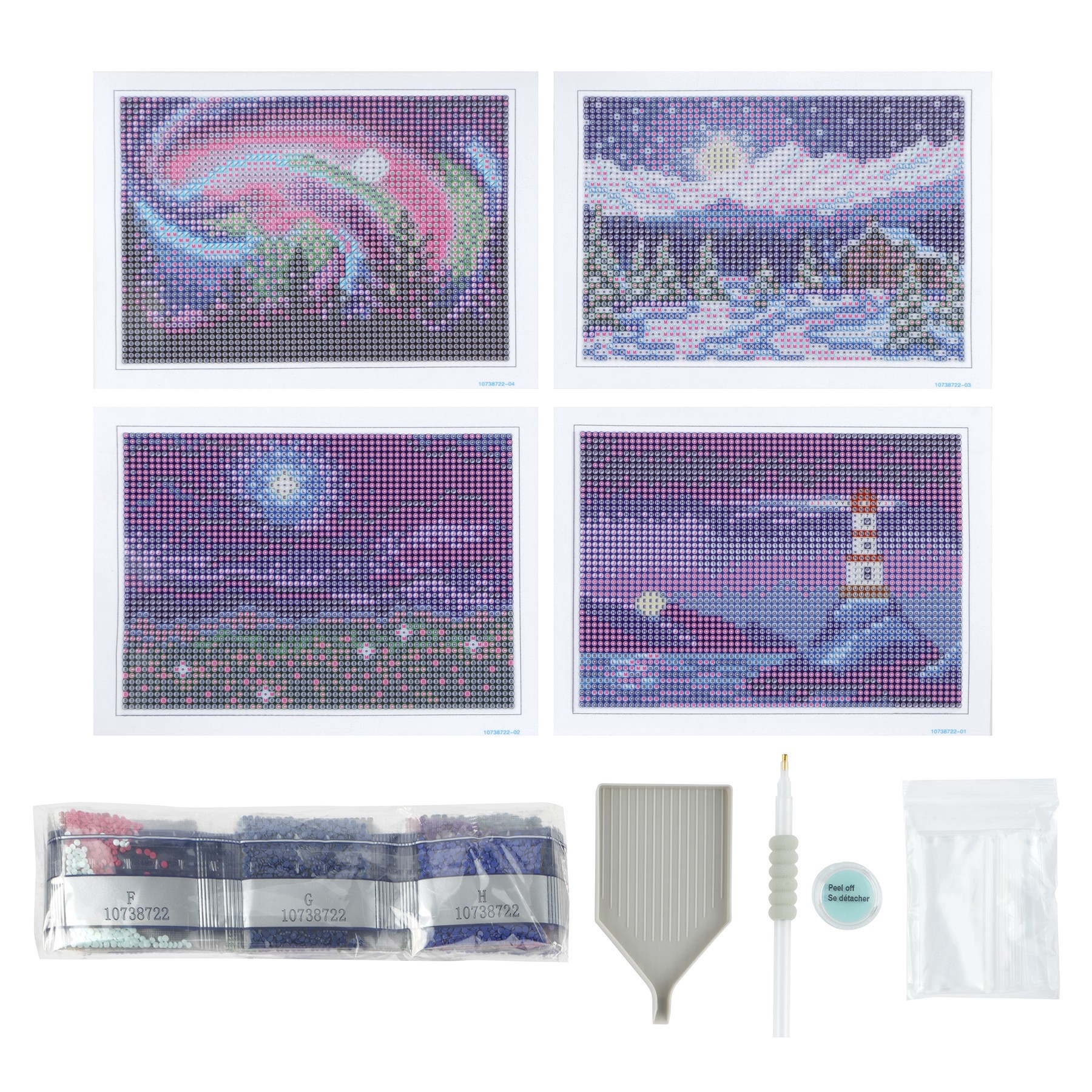 slide 4 of 6, Night Landscapes Diamond Art Kit By Make Market, 5 in x 7 in