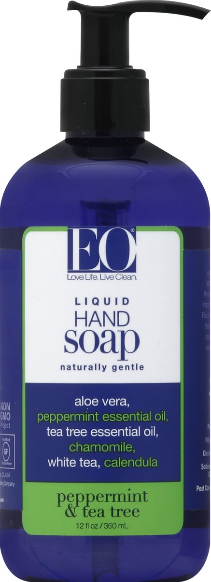 slide 1 of 3, EO Liquid Hand Soap 12 oz, 12 oz