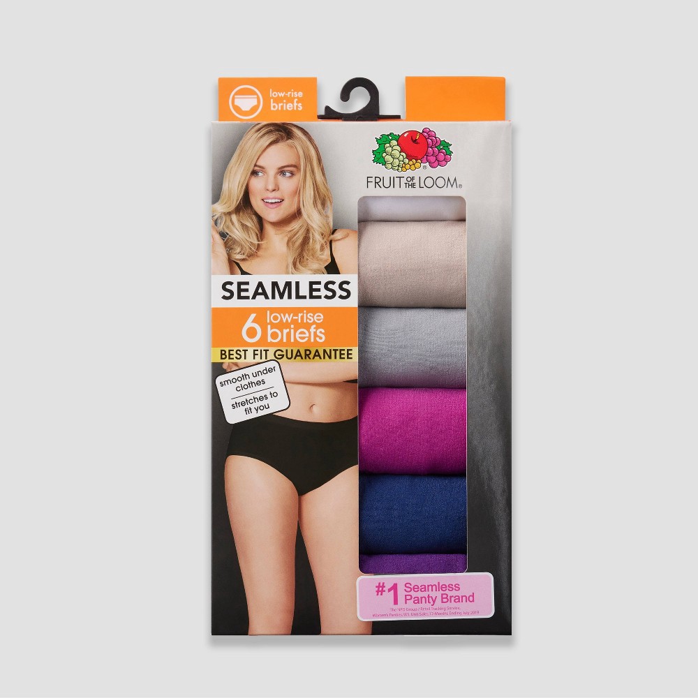 Womens Fruit of the Loom Seamless Underwear, Clothing