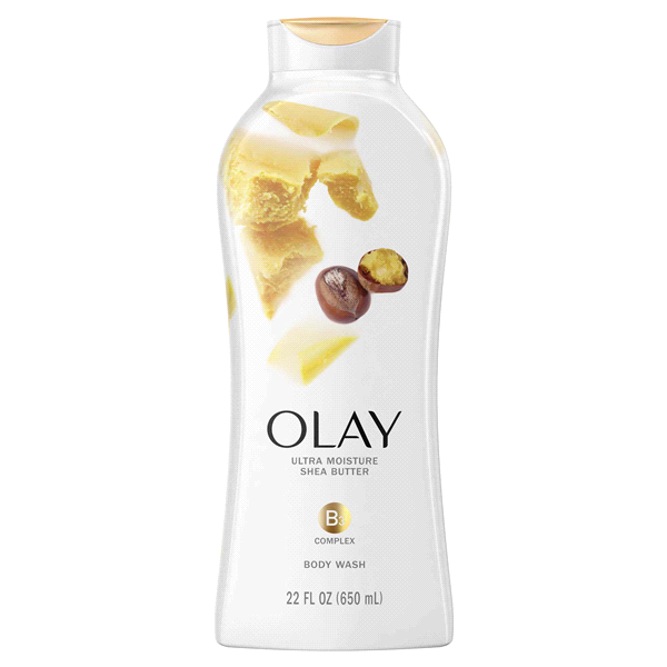 slide 1 of 1, Olay Ultra Moisture Moisturizing Body Wash With Shea Butter, 22 oz