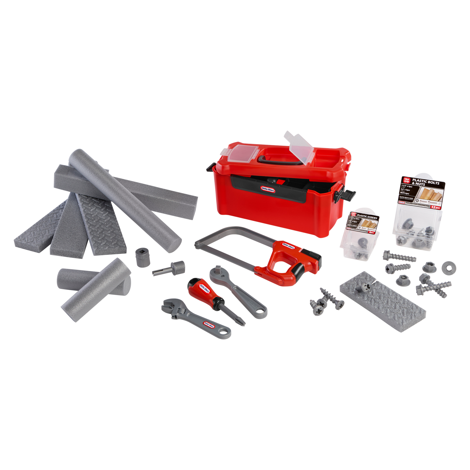 slide 2 of 6, Little Tikes Creative Construction Tool Box Set, 1 ct