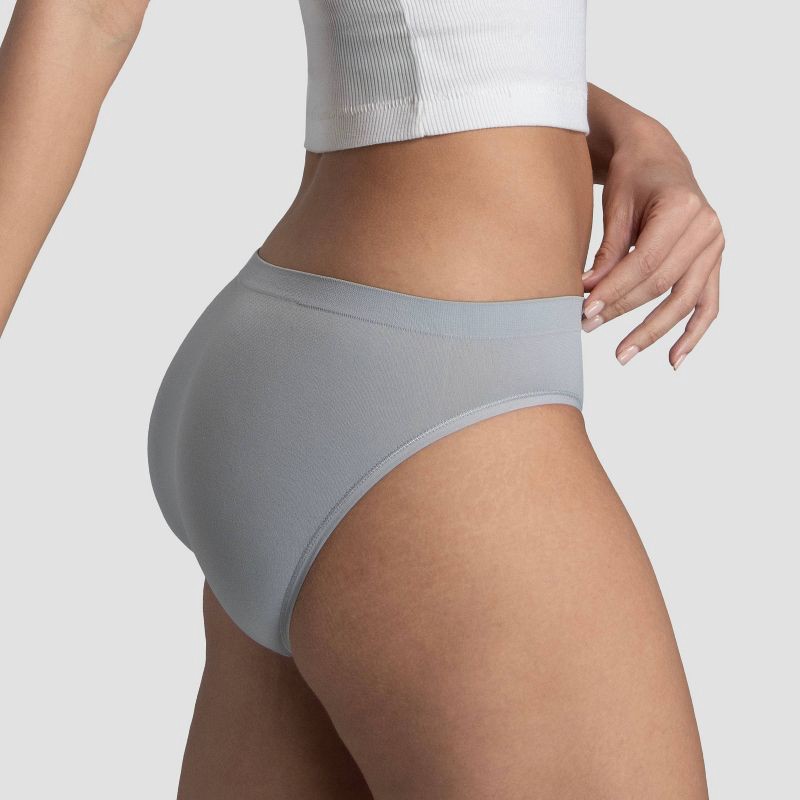 slide 3 of 5, Fruit of the Loom Women's 6pk 360 Stretch Seamless Bikini Underwear - Colors may vary 5: Mid Rise, Tagless, 6 ct